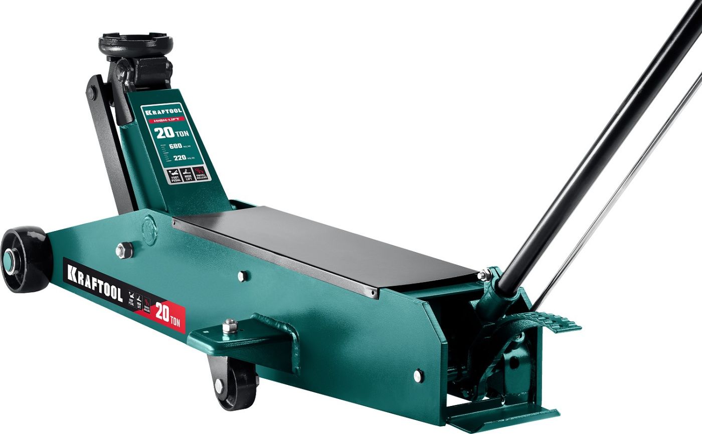 Изображение товара Домкрат подкатной для тяжелой техники 20 т 220-680 мм Kraftool High-Lift 43455-20