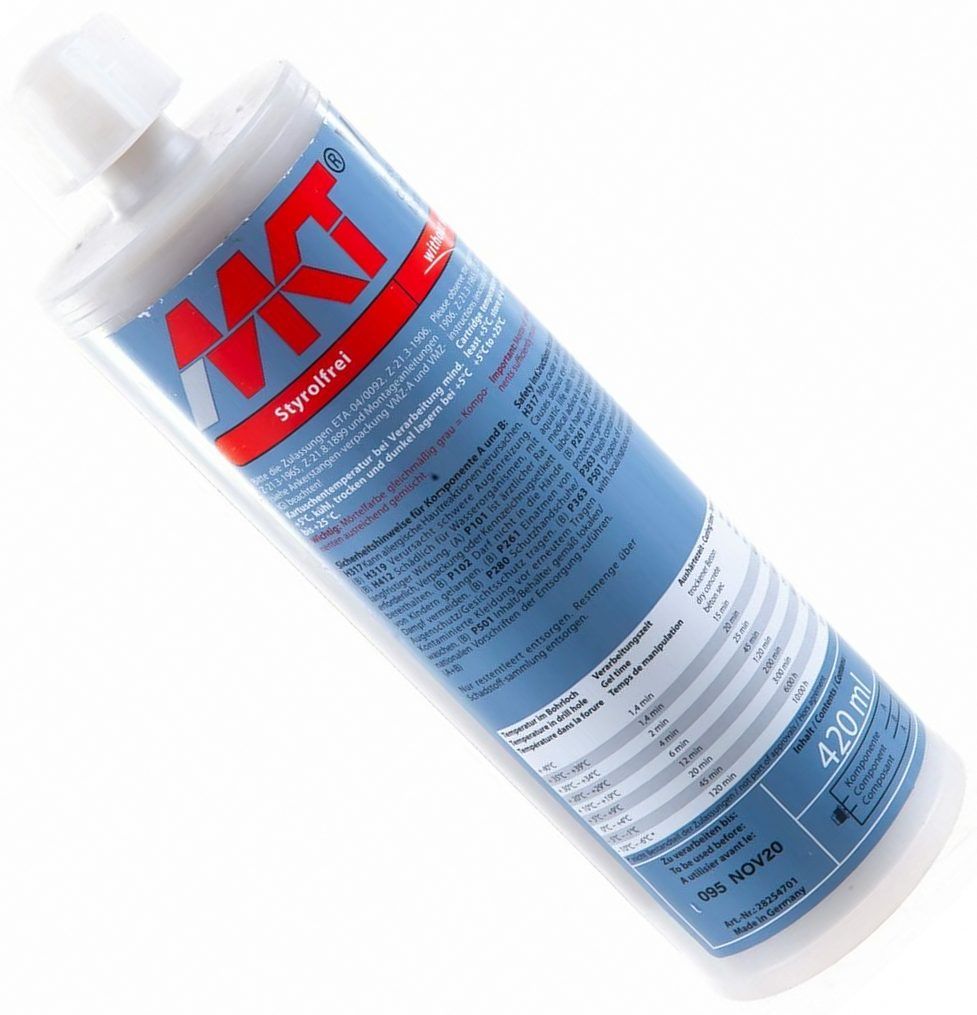 Химический анкер 420 мл VMZ 420 МКТ 28254701, винилэстер, с насадками - фото