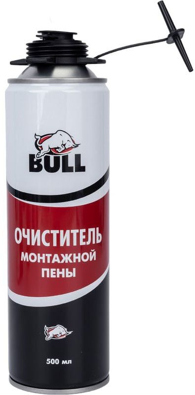 Очиститель монтажной пены Bull FC800, 500 мл - фото