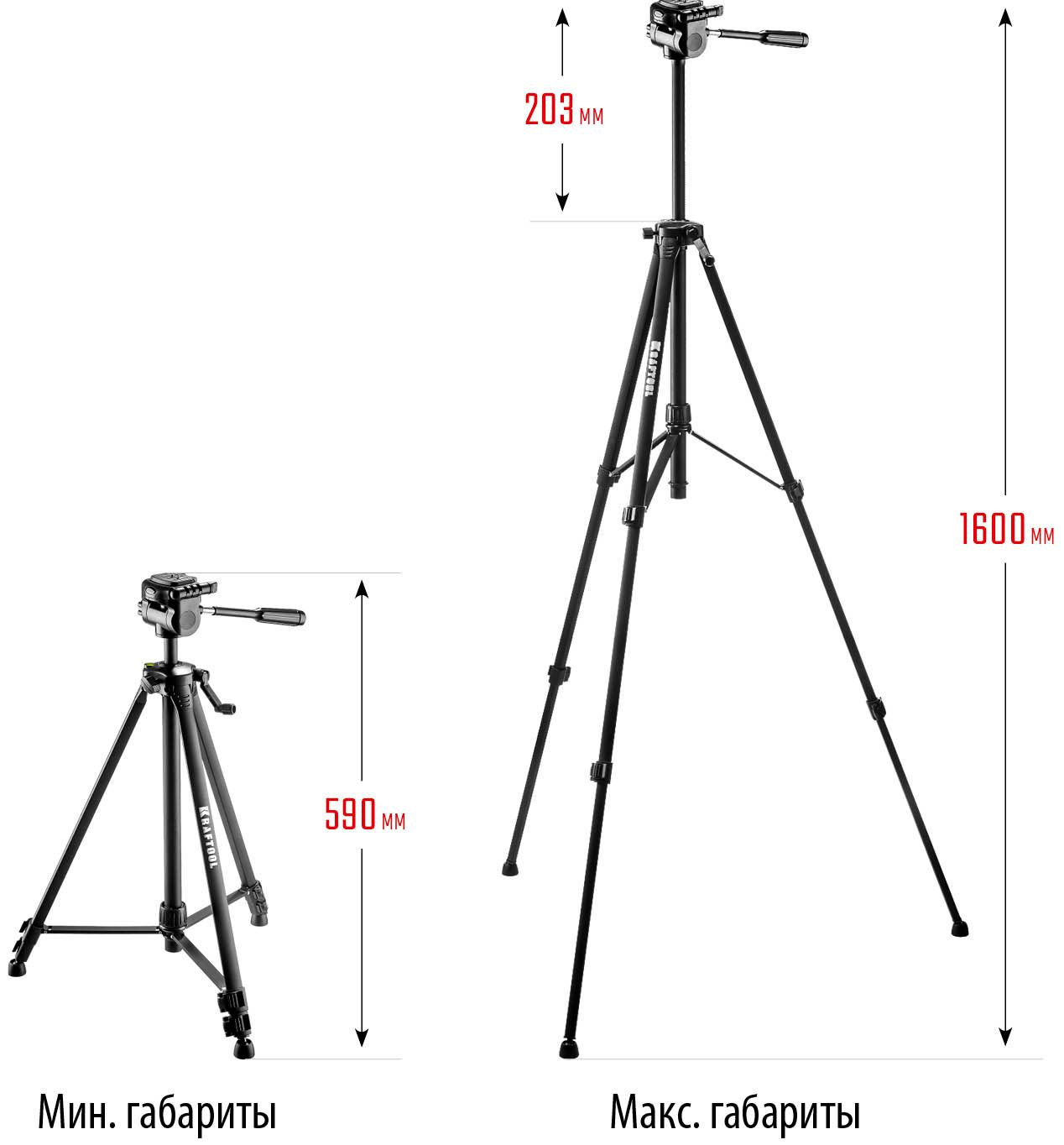 Штатив элевационный ST 160 Kraftool 34714 - фото