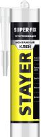Клей монтажный суперсильный SUPER FIX Stayer PROF 41323, 280 мл белый