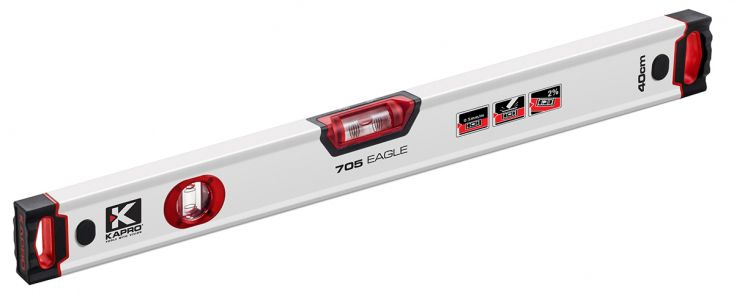 Изображение товара Строительный уровень KAPRO EAGLE 705-40-40 400 мм пузырьковый для ремонта и строительства