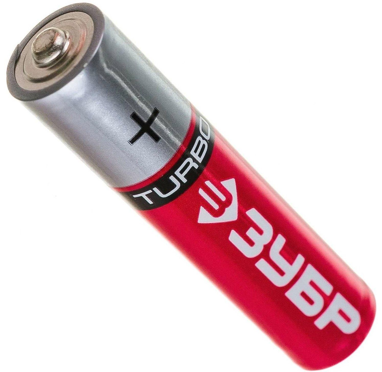 Изображение товара Батарейка Щелочная ЗУБР Turbo AAA 1,5 В, 2 шт