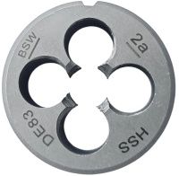 Плашка дюймовая HSS DIN EN 22568 GSR, резьба Витворта BSW