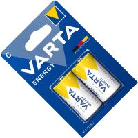 Батарейки щелочные тип C Varta Energy 4114229412, 2 шт в блистере