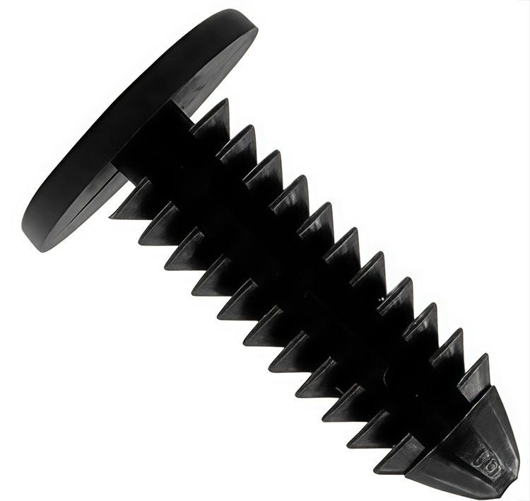 Клипса автомобильная крепежная нажимная AS-1233 - фото