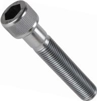 Винт (болт) дюймовый 1/4-28 х 1 (25 мм) с цилиндрической головкой и внутренним шестигранником UNF DIN 912, класс прочности 12.9, оцинкованный