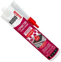 Герметик силиконовый нейтральный высокотемпературный 280 мл Kudo KSK-153 красный