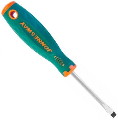 Изображение товара Отвёртка шлицевая SL6.5х100 мм Jonnesway ANTI-SLIP GRIP D71S6100