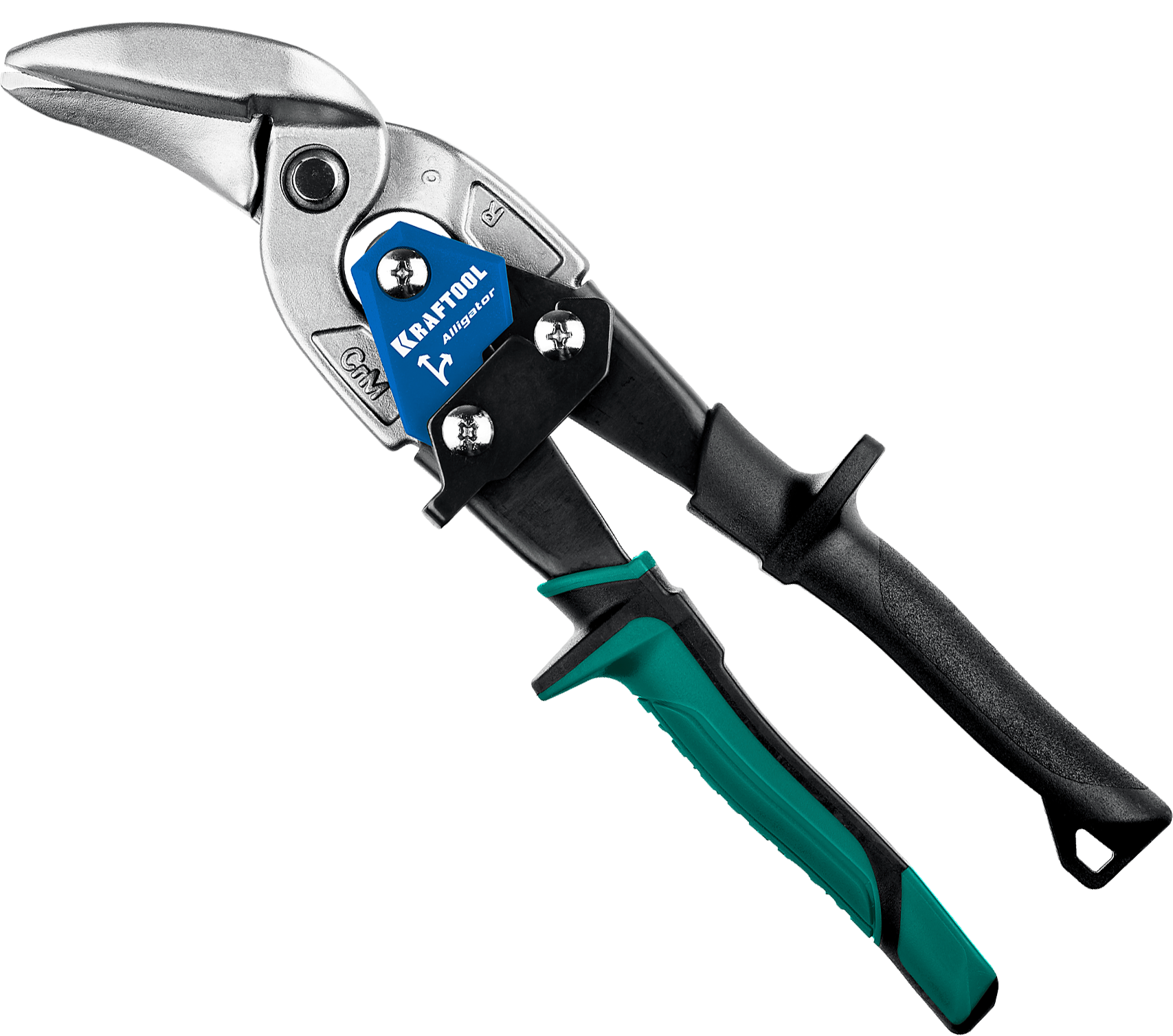 Ножницы по металлу правые усиленные с выносом 250 мм Alligator Kraftool 2328-OR - фото