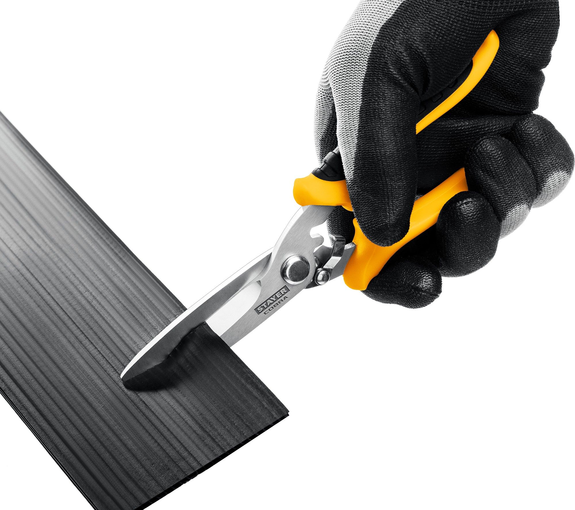 Ножницы технические универсальные 200 мм Cobra Stayer 23227 - фото