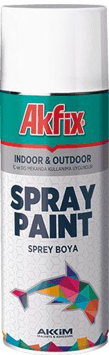 Краска аэрозольная 400 мл Akfix, цветная RAL - фото