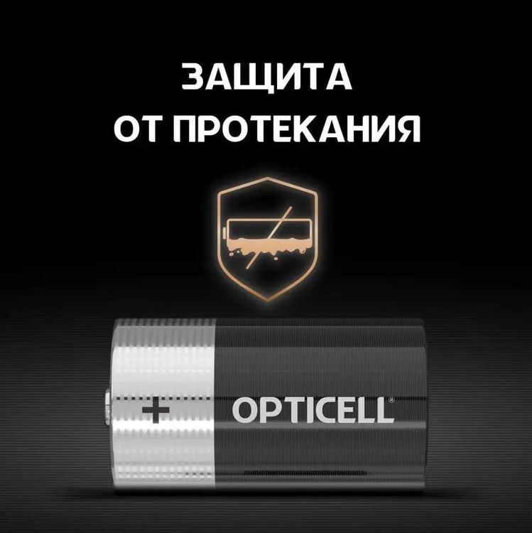 Батарейки LR20/373 Opticell 879547, 2 шт - фото