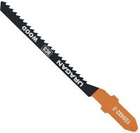 Полотна по дереву T119BO для электролобзика 50х2 мм T-хвостовик, фигурный рез Uragan 159482-2_z02, сталь HCS, 2 шт