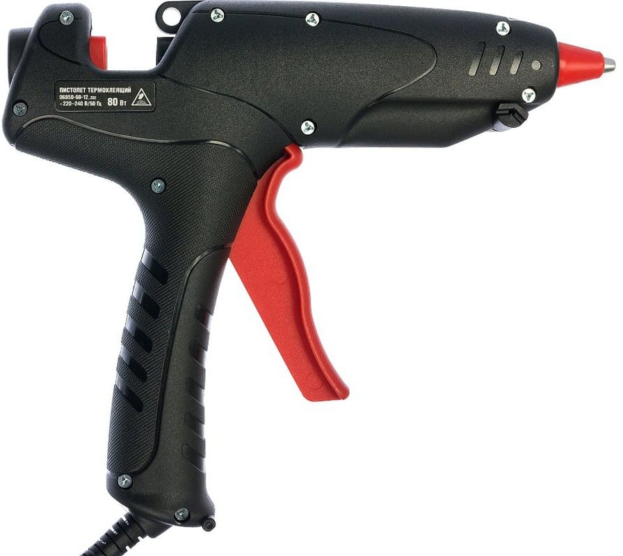 Пистолет клеевой 80 Вт 12 мм, ЗУБР Мастер 06850-60-12_z02 - фото