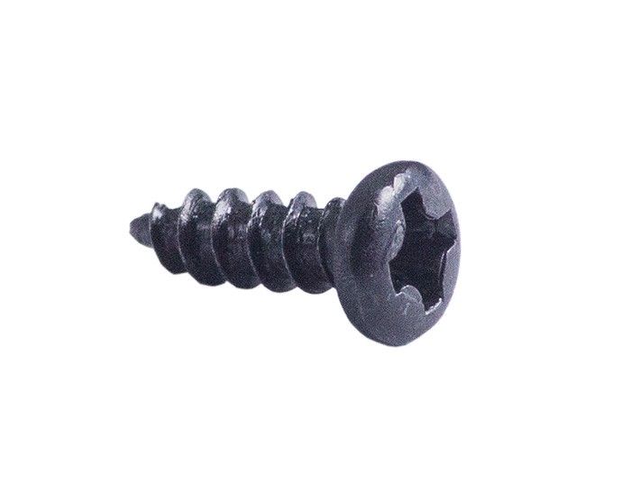 Шуруп 1,4х4,5 полусфера с полной резьбой (черный) - фото