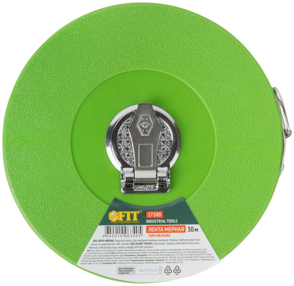 Рулетка 30 м х 12 мм FIT 17580 - фото