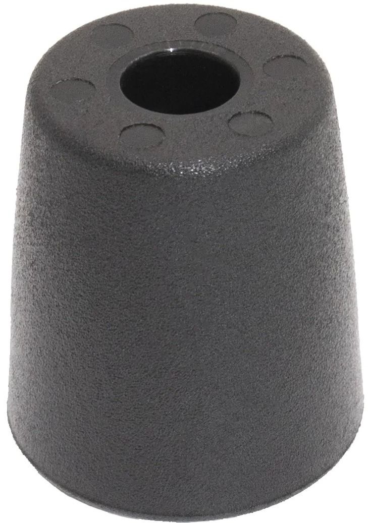 Заглушка наружная плоская для круглых труб и прутков НК8ЧН, пластик, цвет в ассортименте - фото