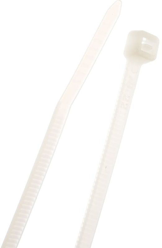 Стяжка нейлоновая белая КСС Fortisflex, 1 шт - фото