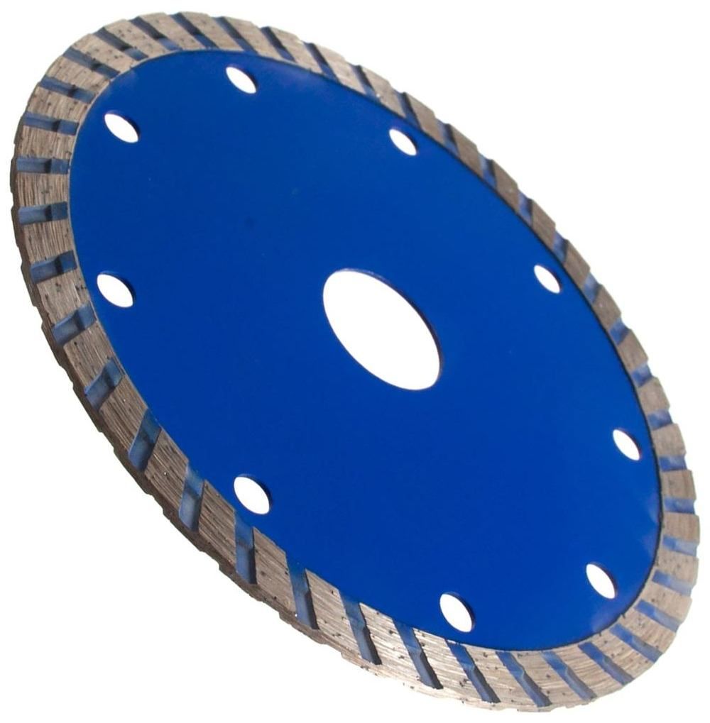Диск алмазный 125/22,2х1,9 мм универсальный турбо, сухой и мокрый рез, MOS 37217M - фото