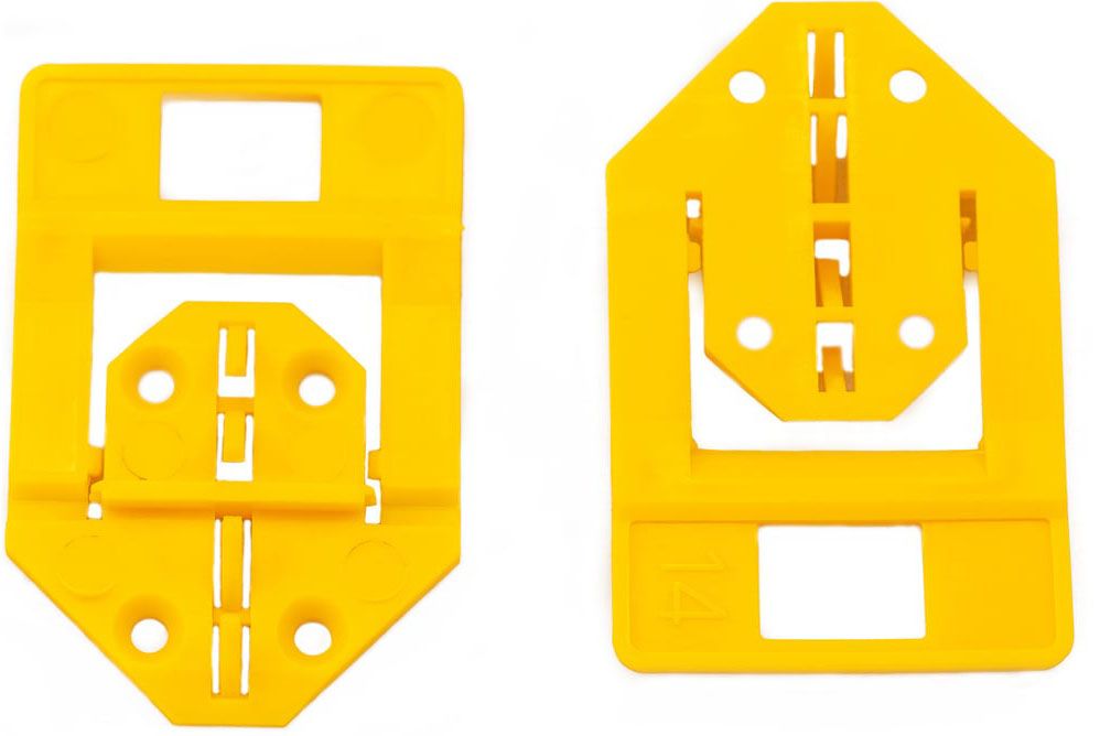 Зажим 3D+ 1,5 мм СВП Quattro (система выравнивания плитки), 100 шт  - фото