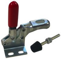 Зажим плунжерный (рычажный) L=68 мм, нагрузка 45 кг, 412-BN, оцинкованная сталь