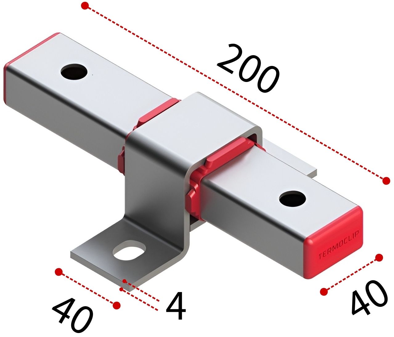Опора скользящая B40х25 F2 TERMOCLIP - фото