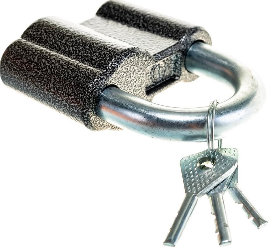 Замок навесной дисковый усиленный ВС2А с финским ключом ЧАЗ 37220 - фото