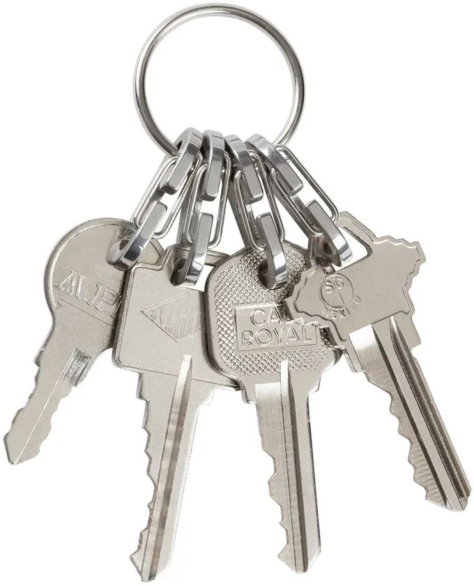 Брелок для ключей Nite Ize Keyring Microlink RL-11-R3, нержавеющая сталь - фото