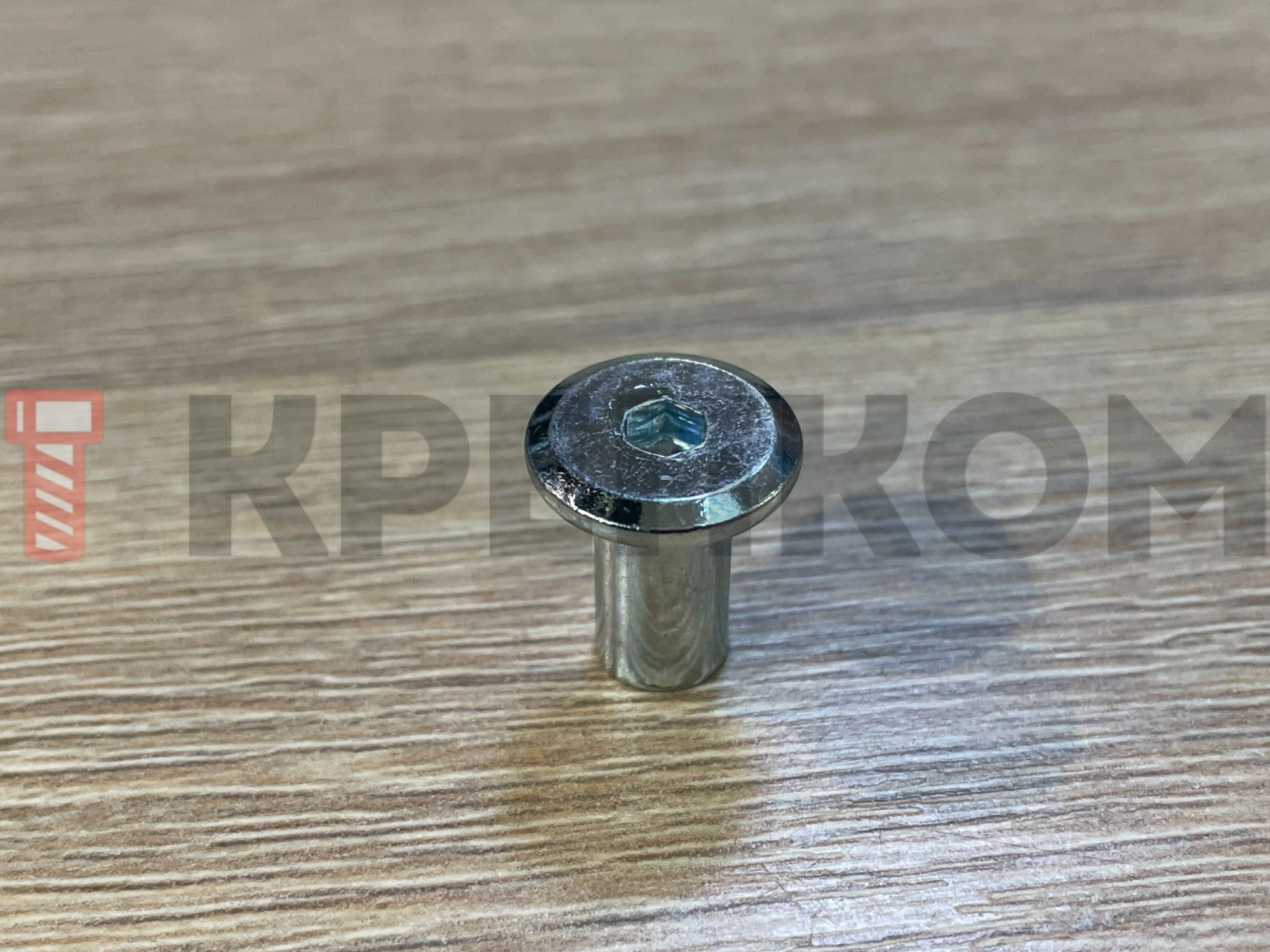 Гайка Эриксона вн/ш плоск. M 6 x 15 x 15 632 H1 оцинк (Техника мебели) - фото