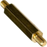 Стойка для печатных плат шестигранная PCHNN винт-винт, латунь