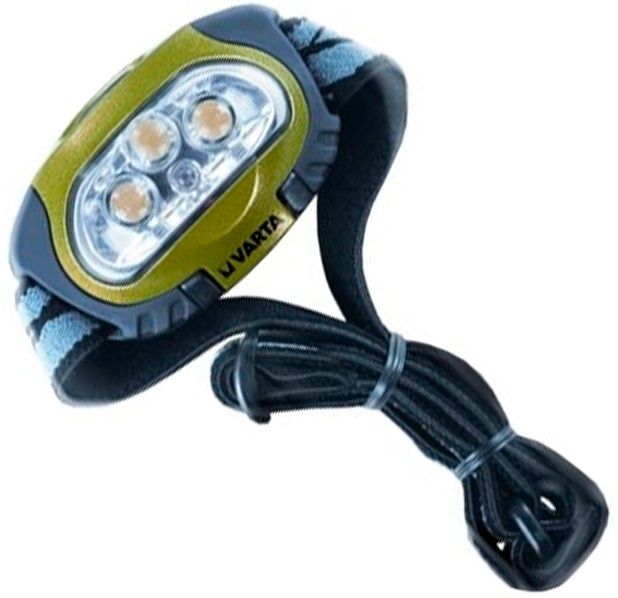 Фонарь светодиодный налобный 3AAA Varta Head Light 17631101421М - фото