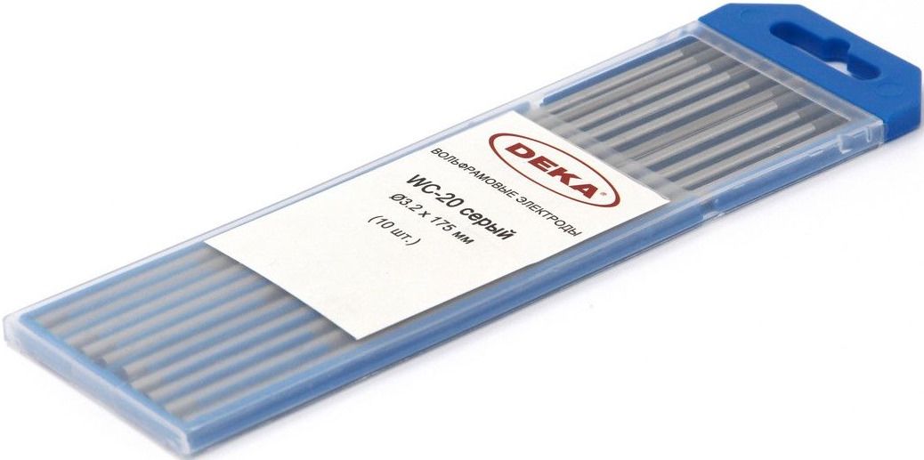 Электрод вольфрамовый DEKA WC-20, серый - фото