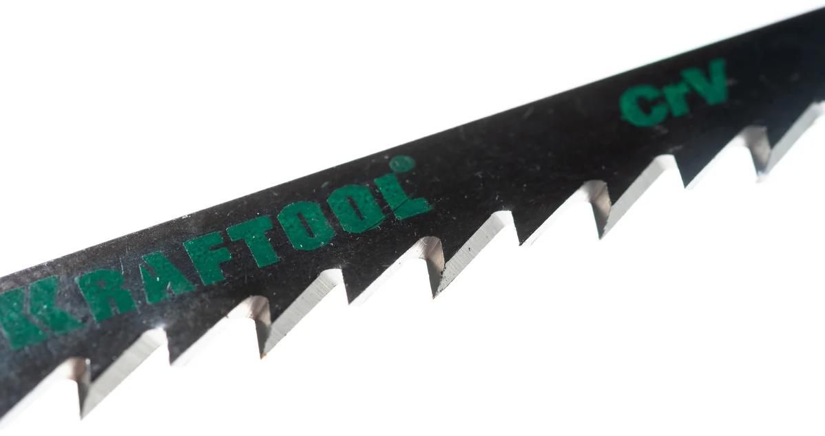 Полотно по дереву для лобзика 100/75 мм, быстрый рез T144D Kraftool 159521-4-S5, хромованадиевая сталь, 5 шт - фото