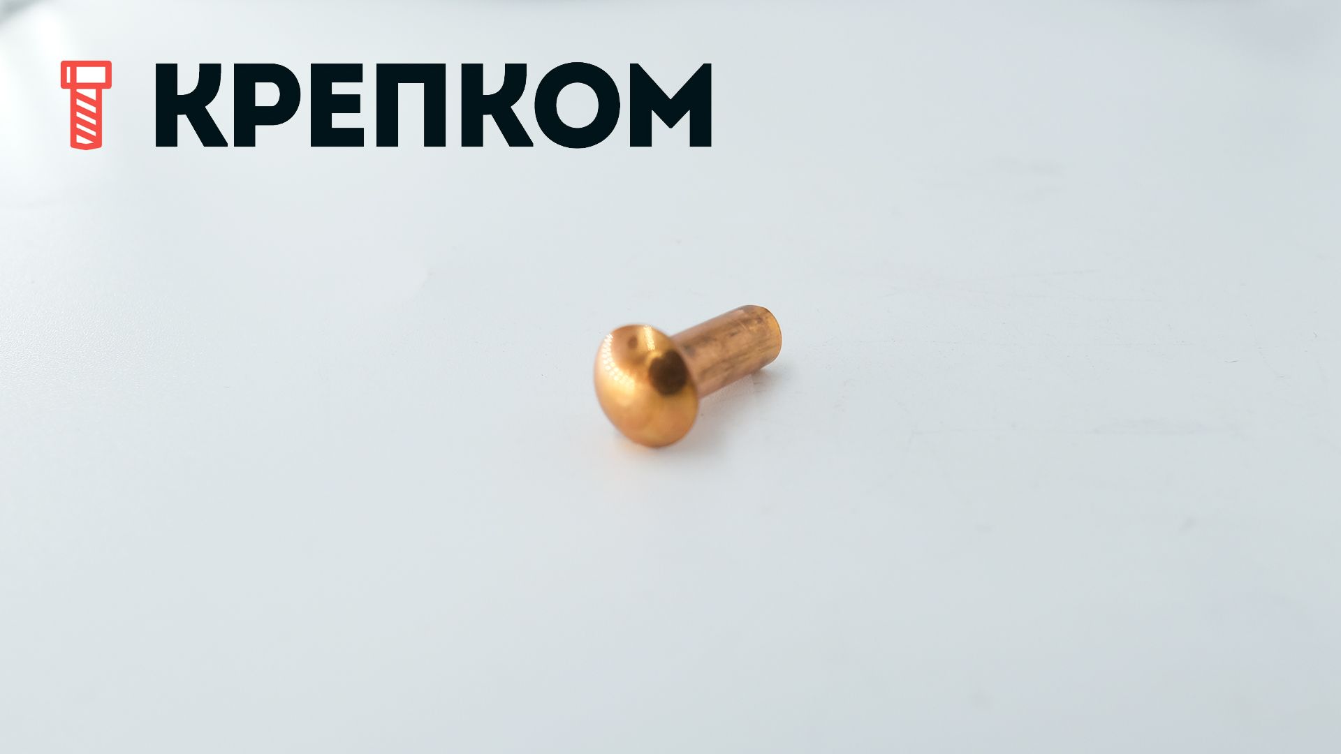 Заклепка с полукруглой головкой 6х16 мм DIN 660, медь, 1 000 шт - фото