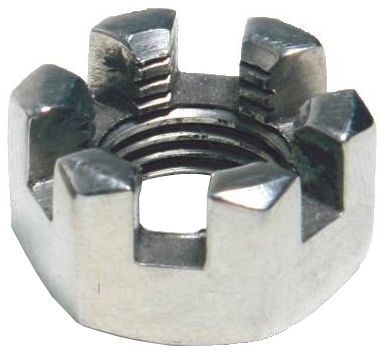 Гайка корончатая низкая М8 DIN 937, нержавеющая сталь А4 - фото