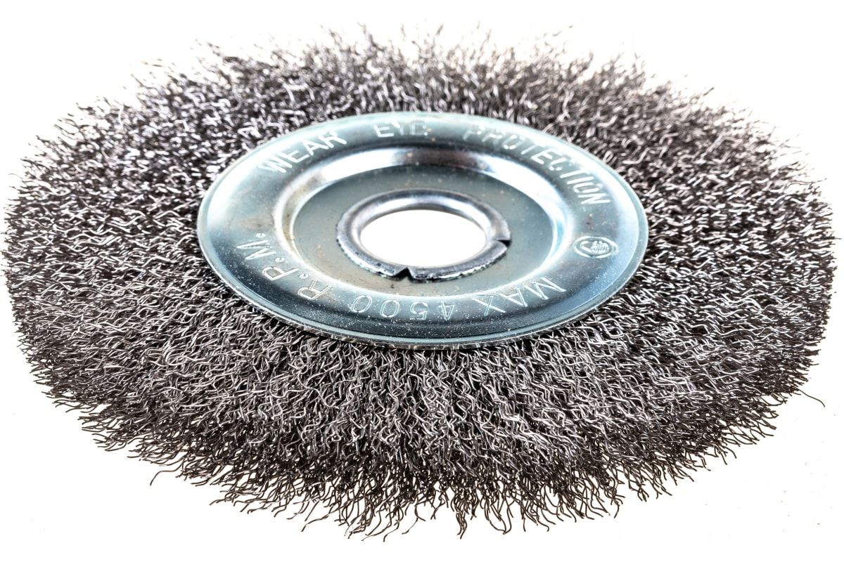 Щетка дисковая гофрированная для УШМ Профоснастка Мастер, сталь - фото