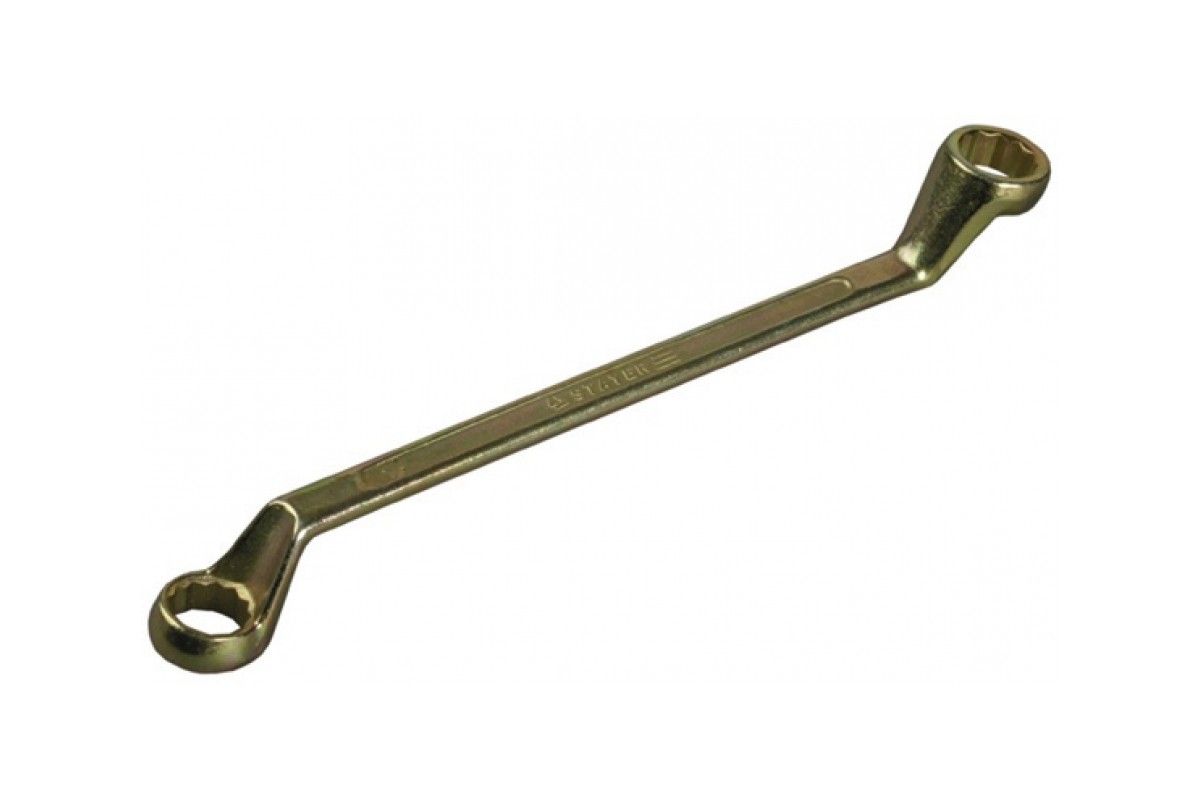 Накидной гаечный ключ изогнутый 11 х 13 мм, STAYER 27130-11-13 - фото