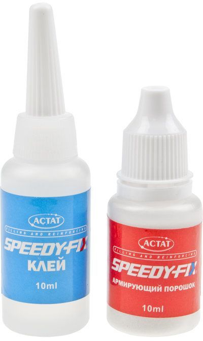 Клей цианакрилатный двухкомпонентный 10+10 мл Speedy Fix - фото