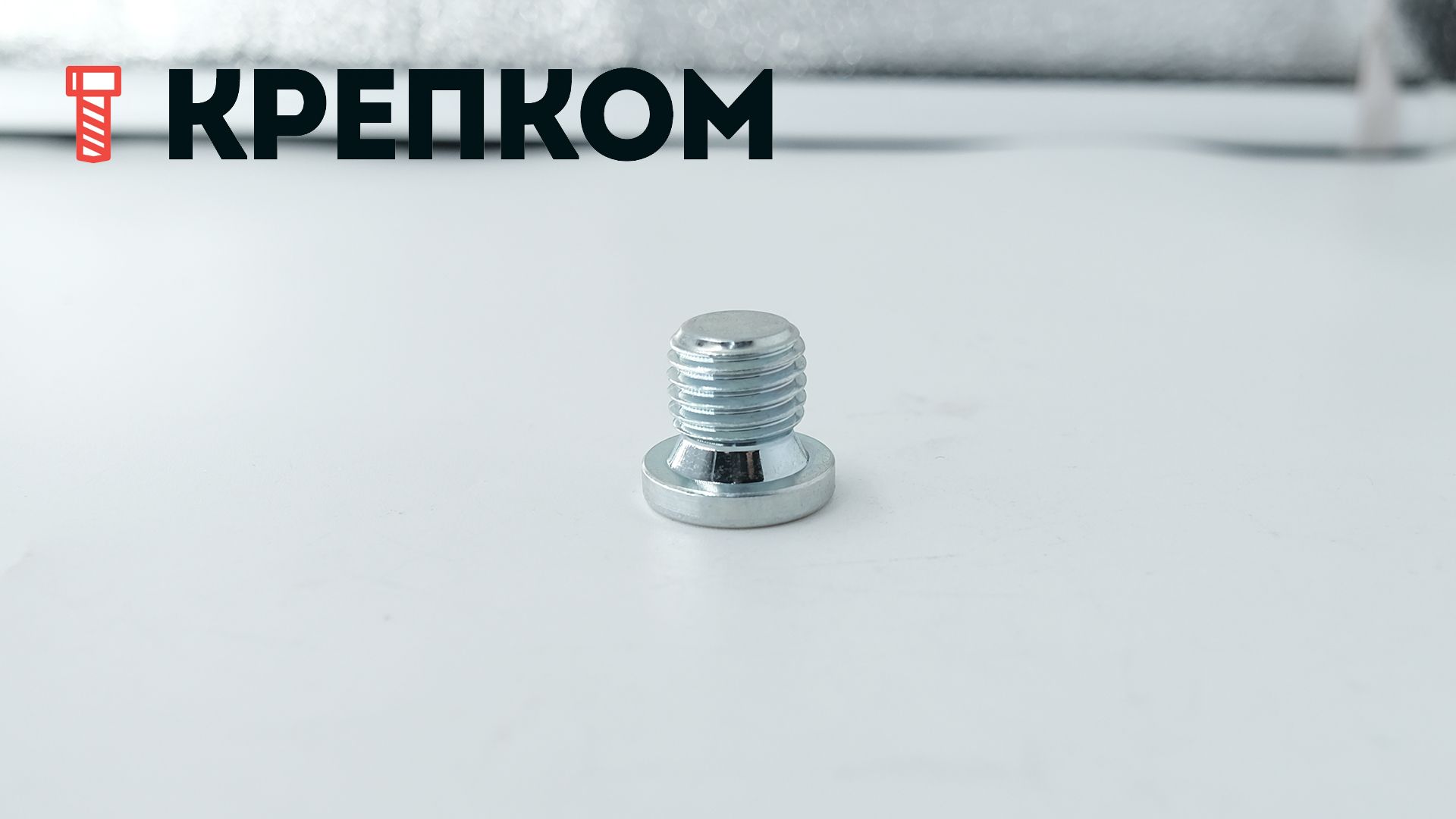 Пробка-заглушка с буртом и внутренним шестигранником DIN 908, оцинкованная сталь - фото