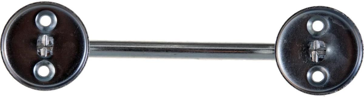 Ручка П-образная 100 мм РС100-2 37691-100, белый цинк - фото