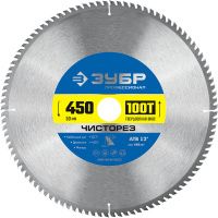 Диск пильный по дереву Чисторез 450x50 мм 100T, ЗУБР PROF36905-450-50-100_z01
