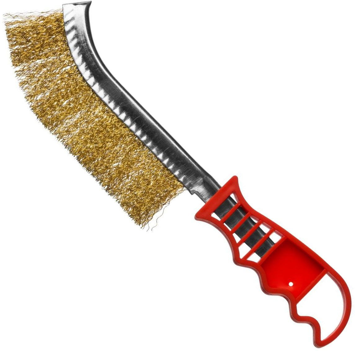 Изображение товара Ручная однорядная щетка Mirax 35112-1 для очистки ржавчины и окраски