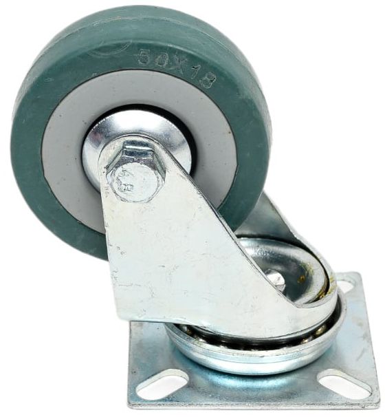 Колесо поворотное резина/полипропилен ЗУБР - фото