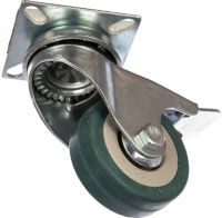 Колесо поворотное с тормозом резина/полипропилен ЗУБР