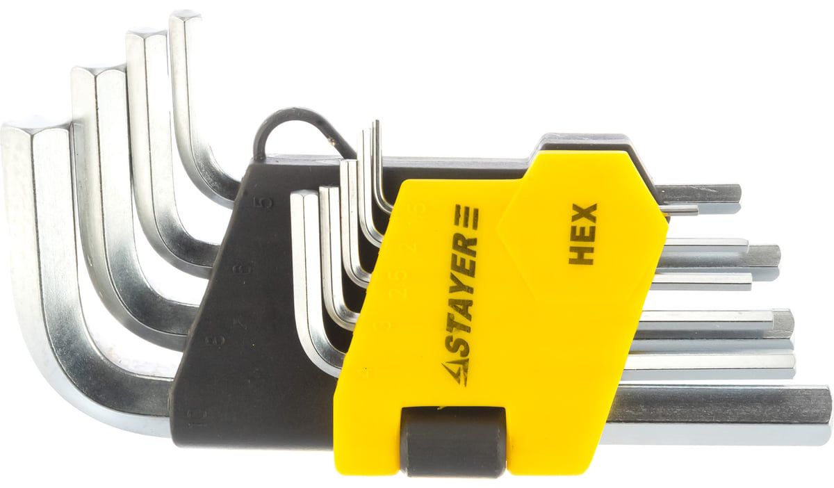 Изображение товара Набор имбусовых коротких ключей Master Stayer 2740-Н9 9 шт профессиональный