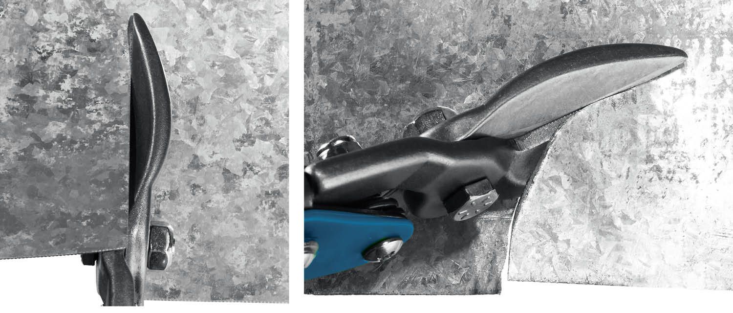 Ножницы по металлу правые усиленные с выносом 250 мм Alligator Kraftool 2328-OR - фото