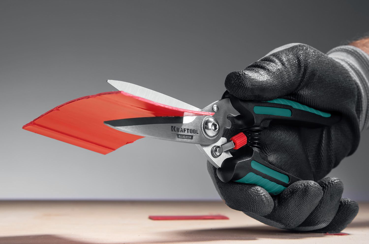 Ножницы технические прямые 200 мм Alligator Kraftool 23201 - фото