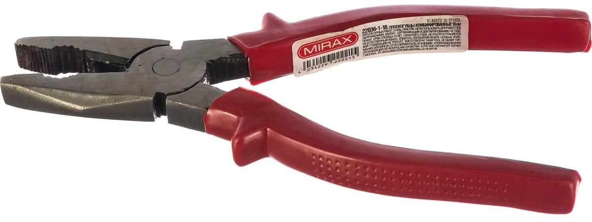 Плоскогубцы 180 мм Mirax 22036-1-18 - фото