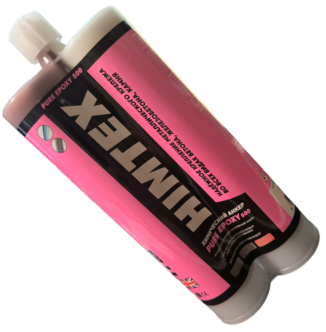 Химический анкер на основе эпоксидной смолы Himtex PURE EPOXY PE-500, 600 мл - фото